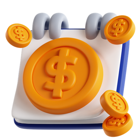 Financial Calendar  3D Icon