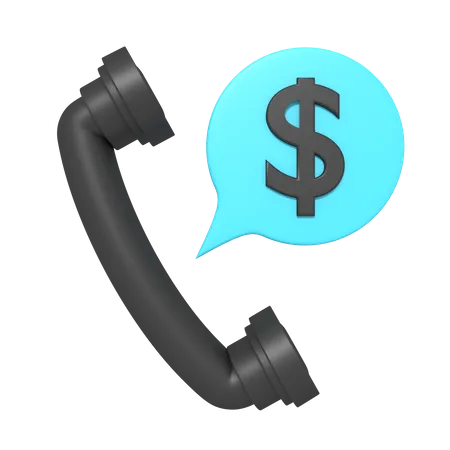 Business Icon Call Earning Of Rendering 3 D 3D Icon