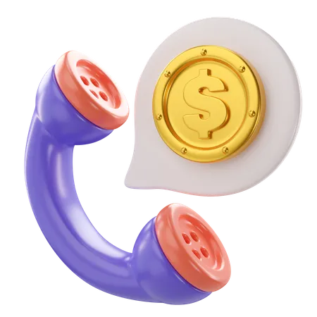 3 D Illustration Financial Customer Service 3D Icon