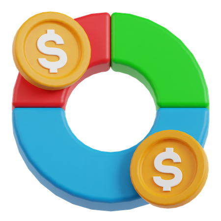 Financial Chart  3D Icon