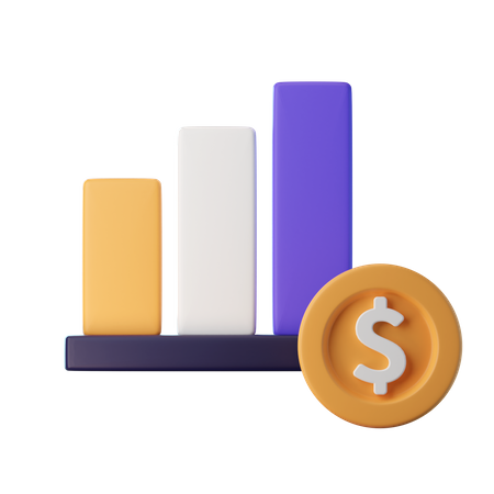 Financial Chart  3D Icon