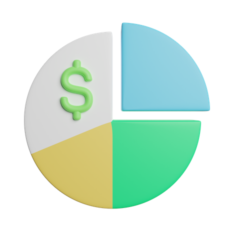 Financial Chart  3D Icon