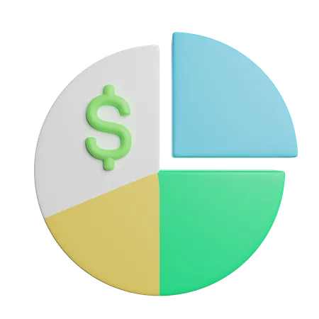 Financial Chart  3D Icon