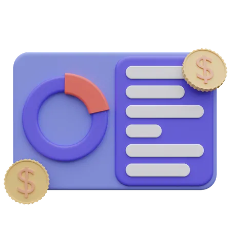 Financial Chart  3D Icon