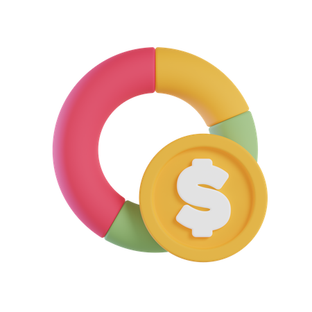 Financial Chart  3D Icon