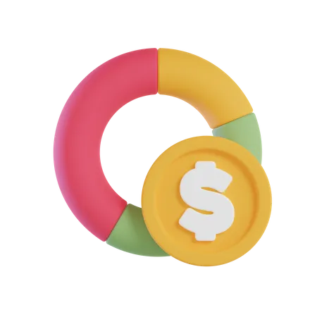 Financial Chart  3D Icon