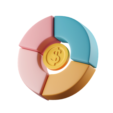 Financial Chart  3D Icon