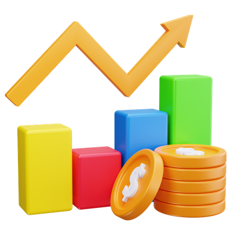Financial Chart  3D Icon