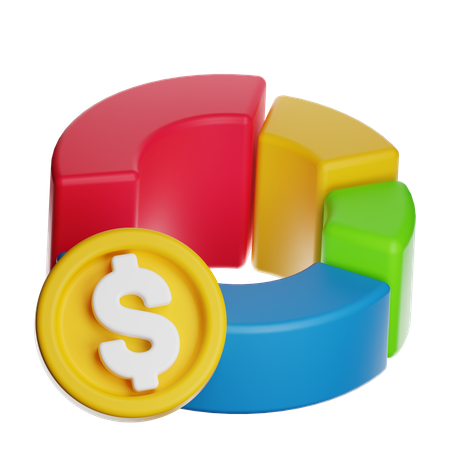Financial Chart  3D Icon