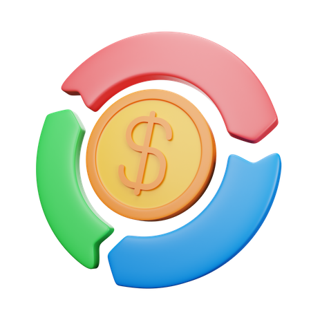 Financial Chart  3D Icon