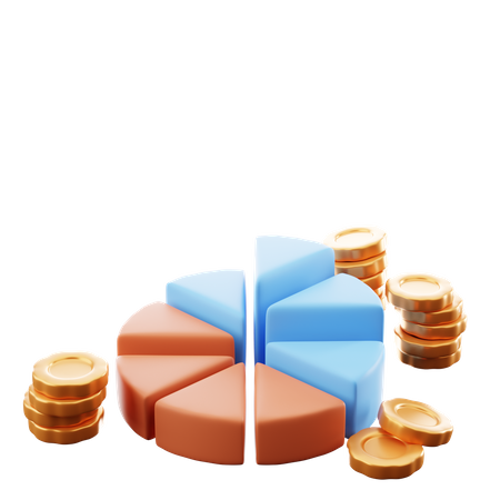 Financial Chart  3D Icon