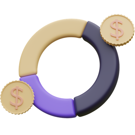 Financial Chart  3D Icon