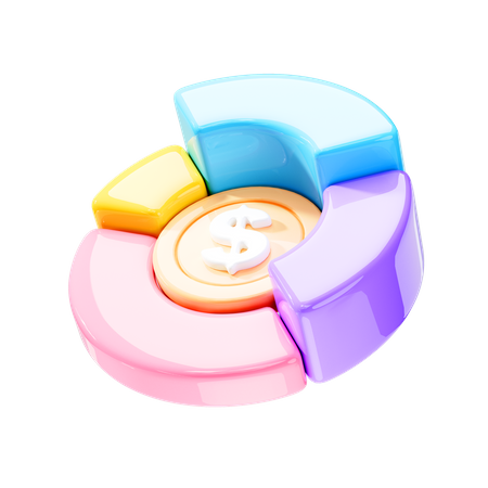 Financial Chart  3D Icon
