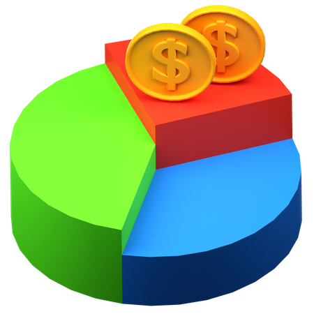 Financial Chart  3D Icon