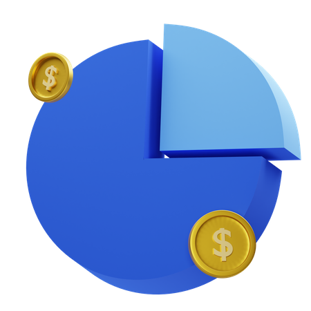 Financial Chart  3D Icon