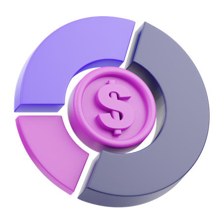 Financial Chart  3D Icon