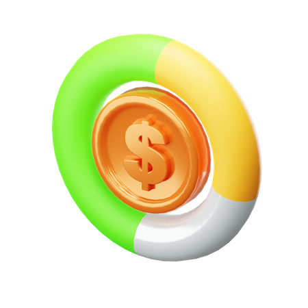 Financial Chart  3D Icon