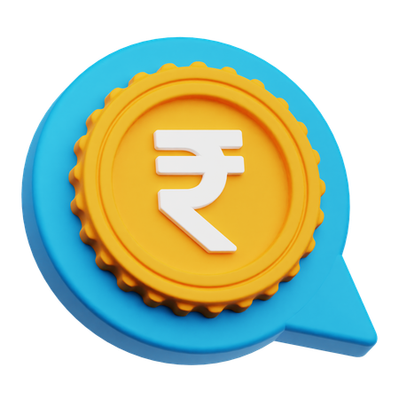 Financial Chat  3D Icon