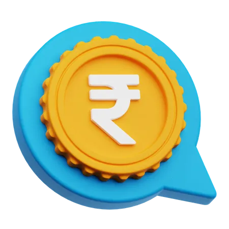 Financial Chat  3D Icon