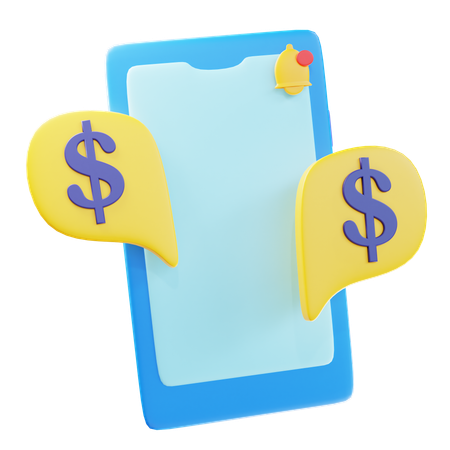 Financial Chat  3D Icon