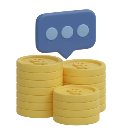 Business Chat Illustration 3D Icon