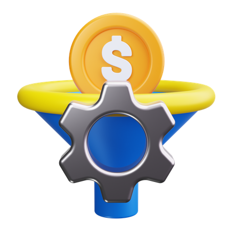 Financial Conversion  3D Icon