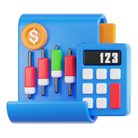Financial Costs  3D Icon