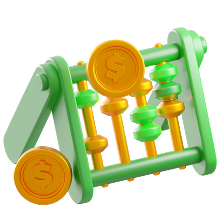 Financial Counting  3D Icon