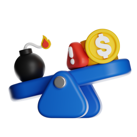 Financial Crisis  3D Icon
