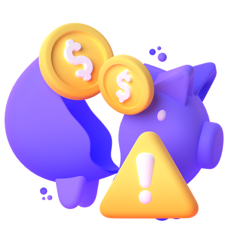 Financial Crisis  3D Icon