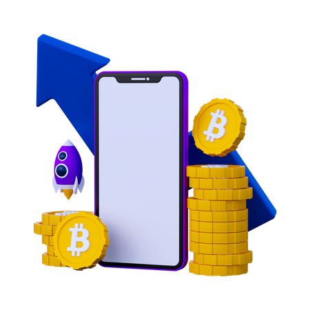 Financial crypto  3D Icon