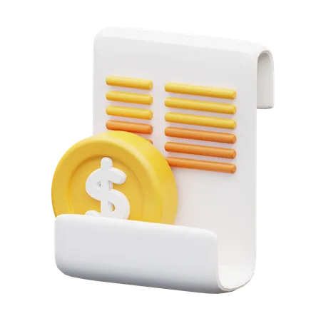 Financial Data  3D Icon