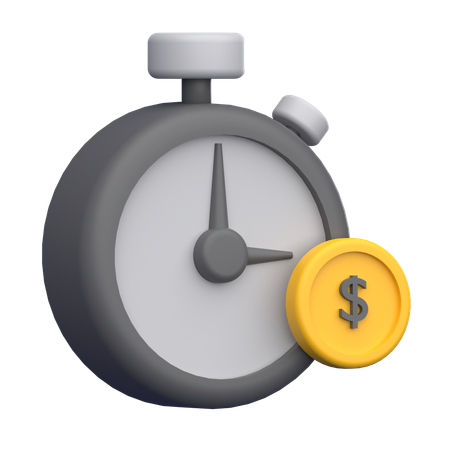 Financial deadline  3D Icon
