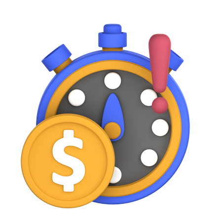 Financial Deadline  3D Icon