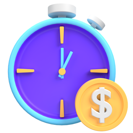 Financial deadline  3D Icon