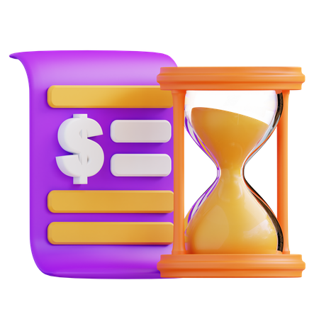 Financial Deadline  3D Icon