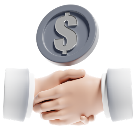 Financial Deal  3D Icon