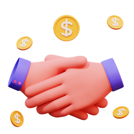 Financial Deal  3D Icon