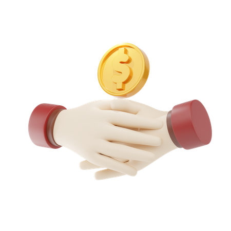 Financial Deal  3D Icon