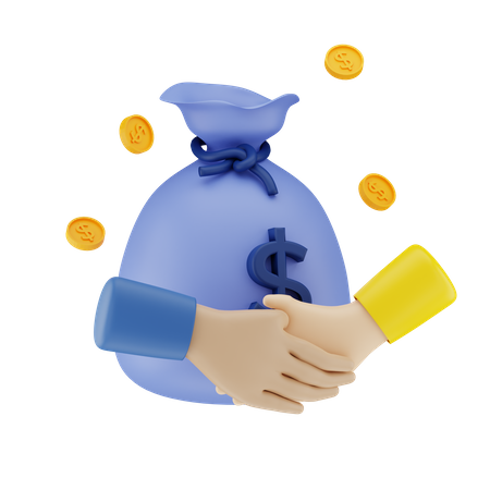 Financial Deal  3D Icon