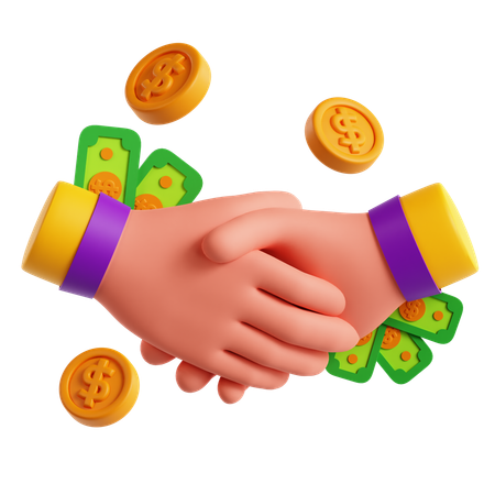 Financial Deal  3D Icon