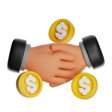 Financial Deal  3D Icon