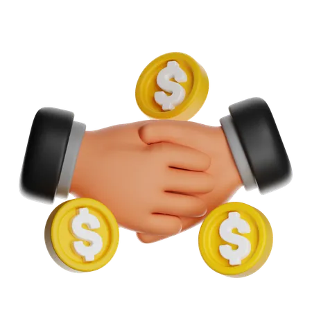 Financial Deal  3D Icon