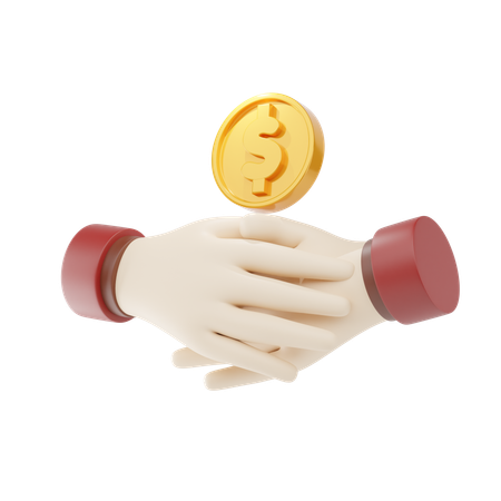 Financial Deal  3D Icon