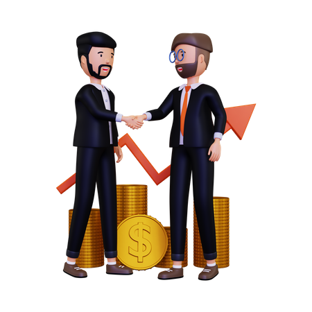 Financial Deal  3D Icon