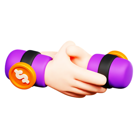 Financial Deal  3D Icon