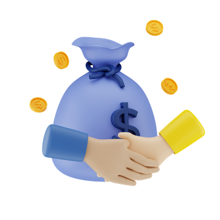 Financial Deal  3D Icon