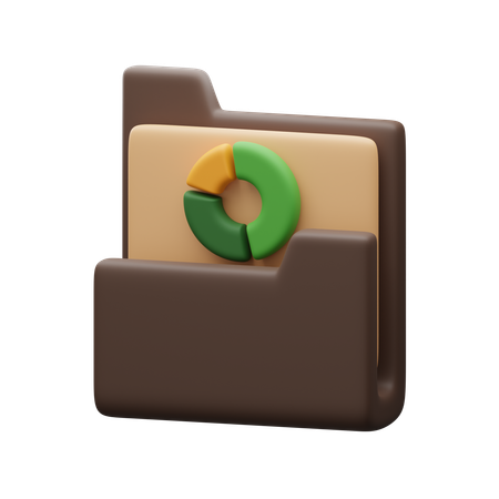 財務文書  3D Icon