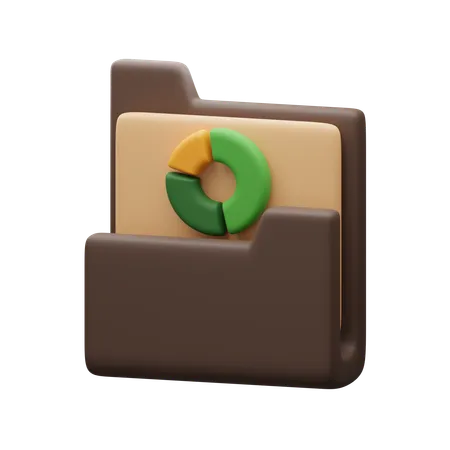 財務文書  3D Icon