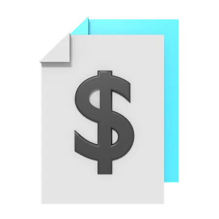 3 D Icon Of Data Finance Copy Paste 3D Icon